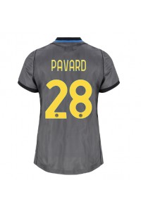 Inter Milan Benjamin Pavard #28 Jalkapallovaatteet Naisten Kolmaspaita 2026-27 Lyhythihainen
